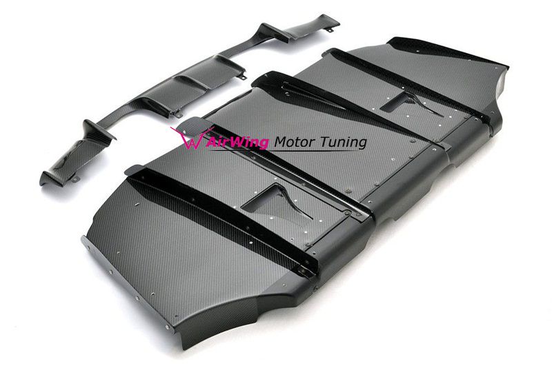 BMW E92 M3 Varis rear diffuser and under panel 05